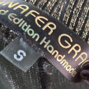 Handmade Pants in a gold mesh, dressy. Comfortable pull on. Size Small